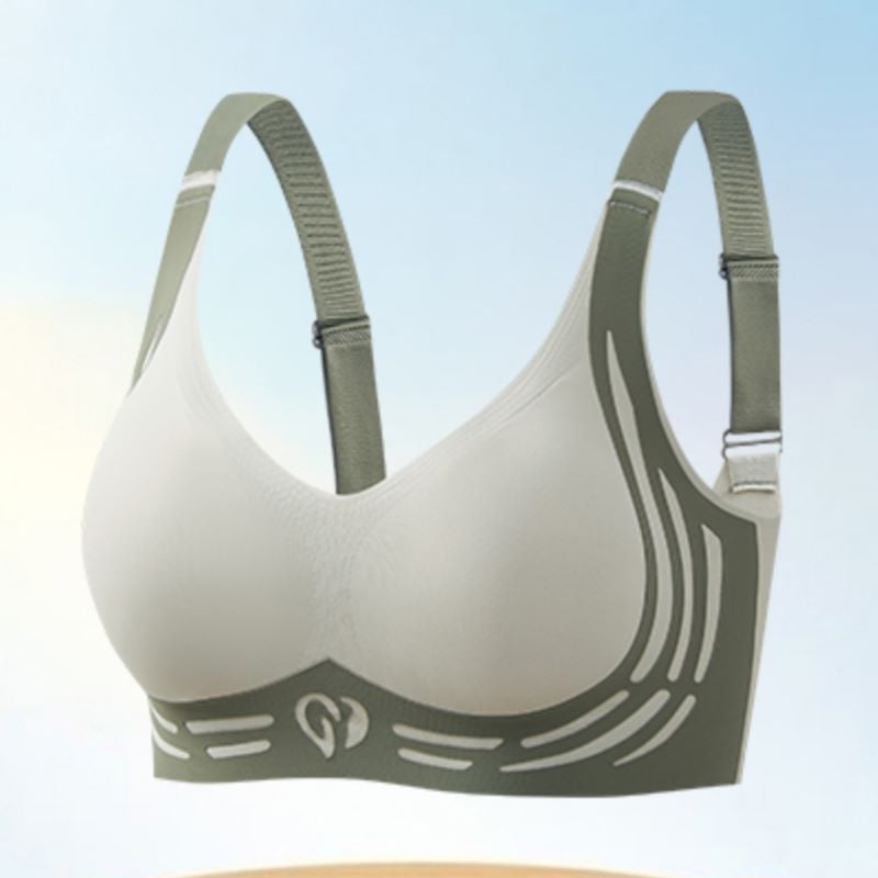 Reggiseno wireless con spalline larghe - sostegno senza ferretto e design a U sulla schiena che modella la figura, per una copertura completa | Thomler