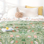 Lightweight Reversible Cotton Chiffon Bedspread for All-Season Comfort - Euroselle