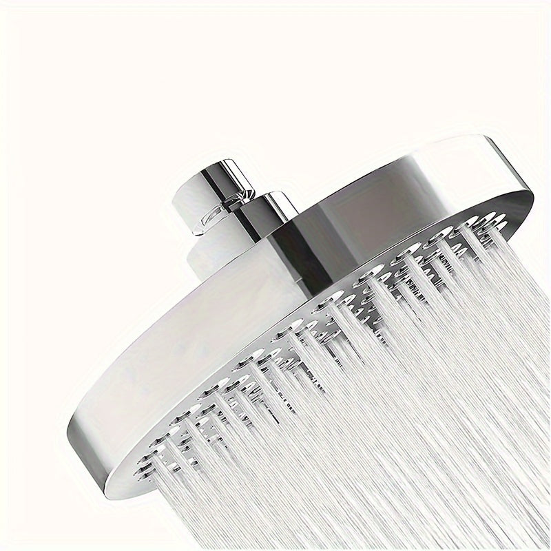 Premium Rain Shower Head 1pc, Anti-Clog Nozzles & Adjustable Angles for Ultimate Shower Comfort - Euroselle