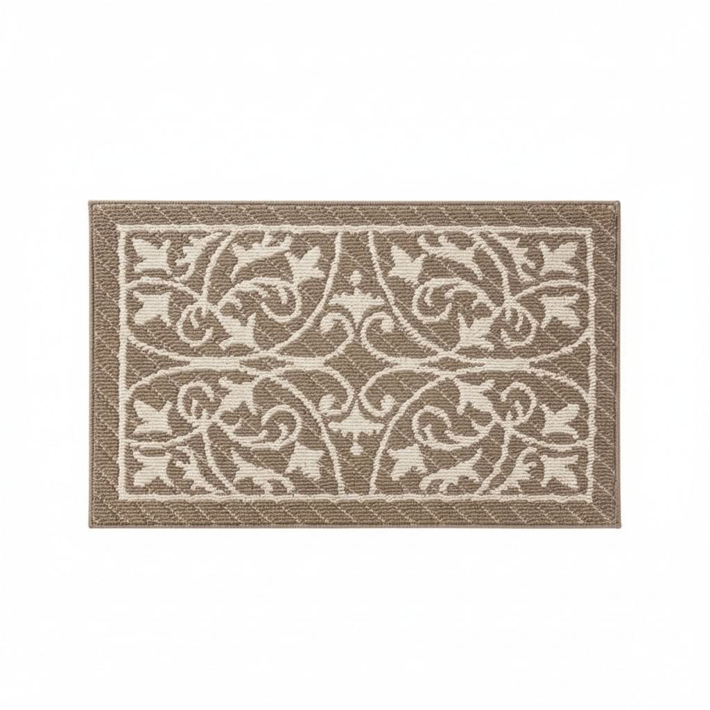 Entryway Mat — Low-Profile Non-Slip Rubber Backing, Washable