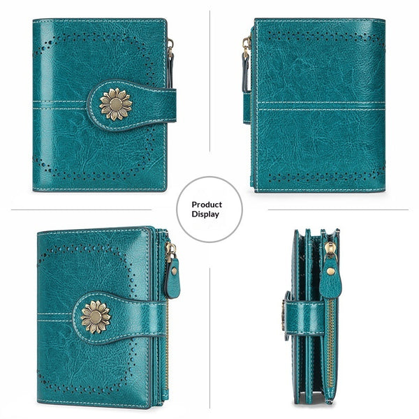 Porte-cartes Anti-vol Multifonction Femme