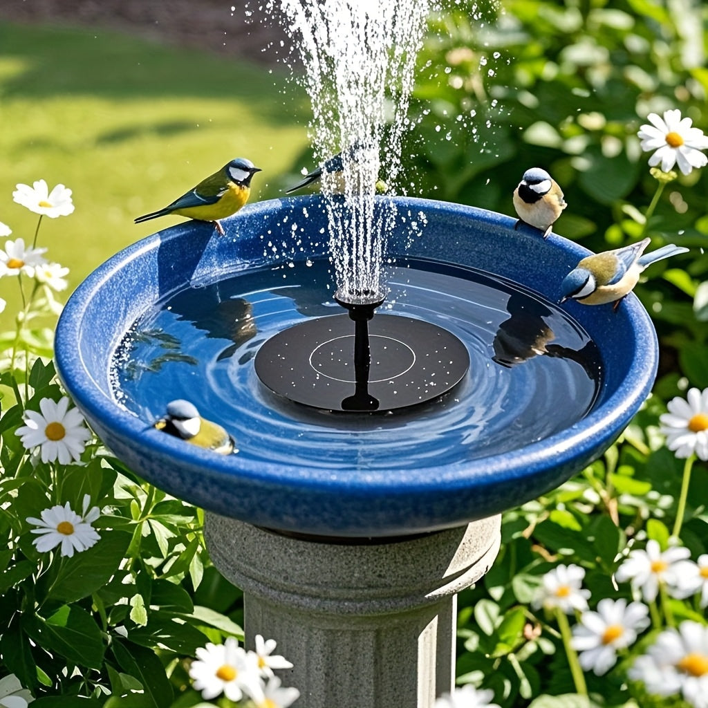 Automatic Solar Floating Fountain Pump — 6 Interchangeable Spray Heads