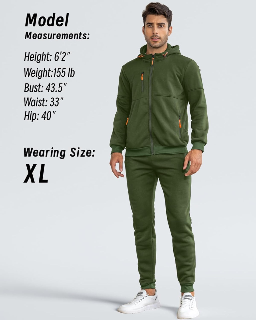 Ensemble de jogging de sport deux pièces pour homme avec pull et pantalon - survêtement léger et respirant pour l'entraînement, la salle de sport et la détente décontractée
