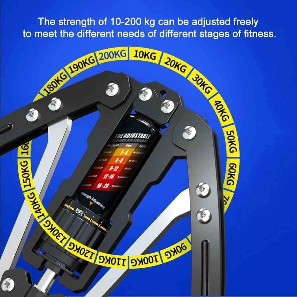 Nastavitelný hydraulický posilovač paží PulseFlex — nastavitelný systém odporu
