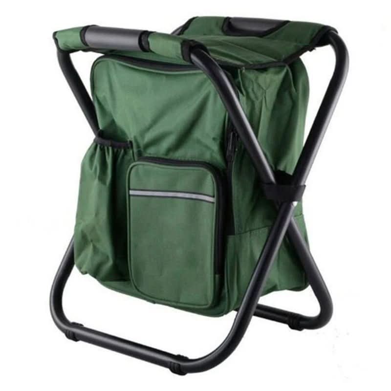 TrailChair 3v1 maskovací batoh — skládací židle, vestavěná chladicí taška