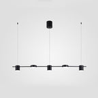 Astra Drum Aluminum Pendant Lamp 3 or 5 Light Black Gold Ceiling Light Warm White