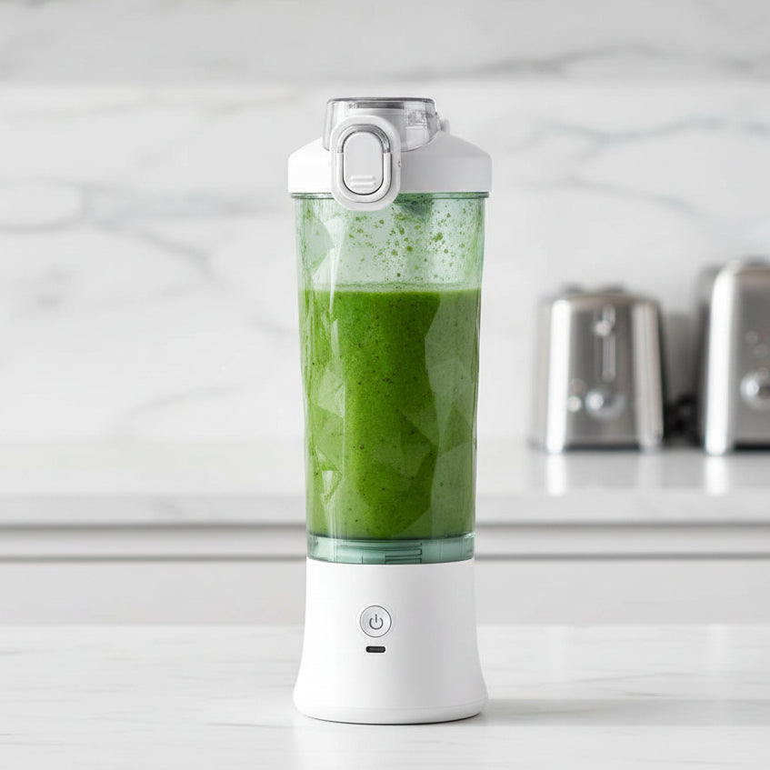 Mixeur à smoothies compact PulseMix Pro, 600 ml, batterie de 4000mAh