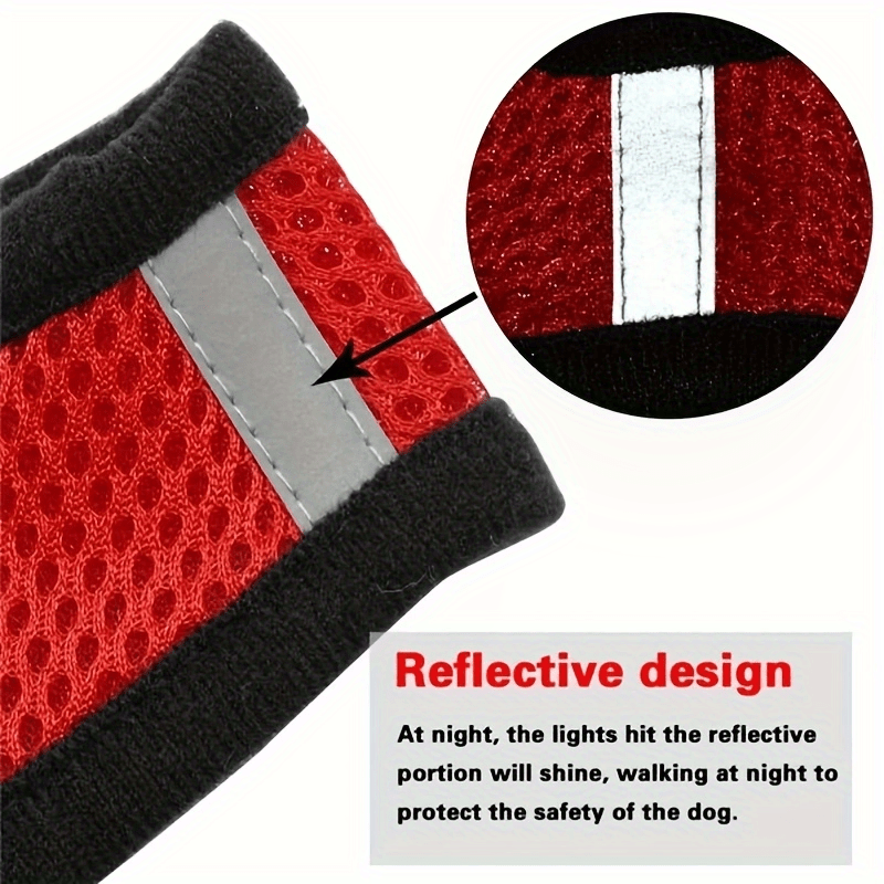 Reflective Pet Vest with Leash for Dogs and Cats - Euroselle