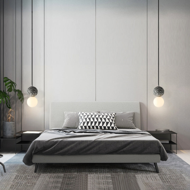 LumaNova Modern Bulbs Small LED Pendant Lamps Black White Glass Dining Table