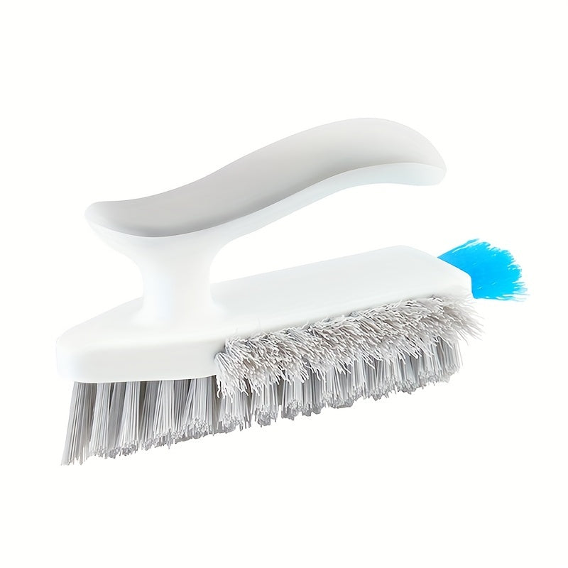 2-in-1 Crevice & Floor Scrub Brush, Durable Plastic, Portable Design - Euroselle