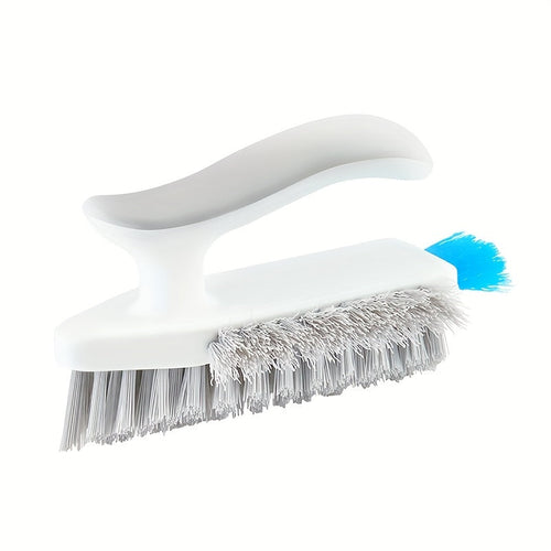 Brosse 2-en-1 pour crevasses et sols, plastique durable, design portable - Euroselle