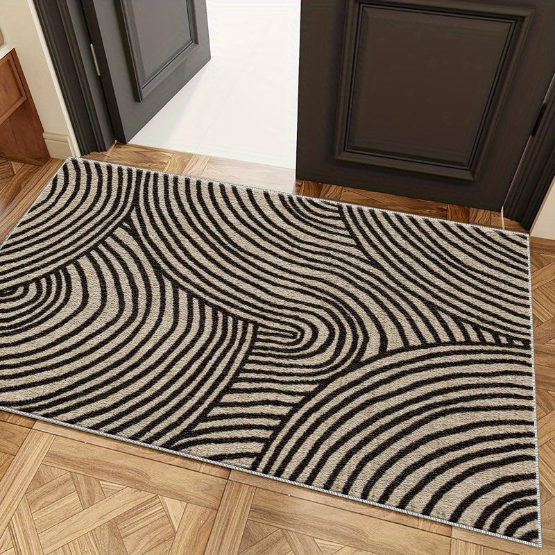 Abstract Swirl Pattern Doormat for Indoor and Outdoor Use - Euroselle