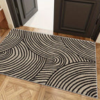 Abstract Swirl Pattern Doormat for Indoor and Outdoor Use - Euroselle