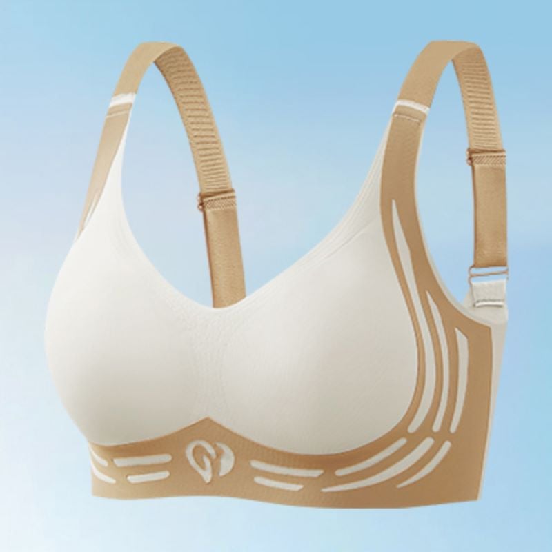Reggiseno wireless con spalline larghe - sostegno senza ferretto e design a U sulla schiena che modella la figura, per una copertura completa | Thomler