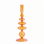 Minimalist Glass Candle Holder Vase Decorative Art Piece - Euroselle