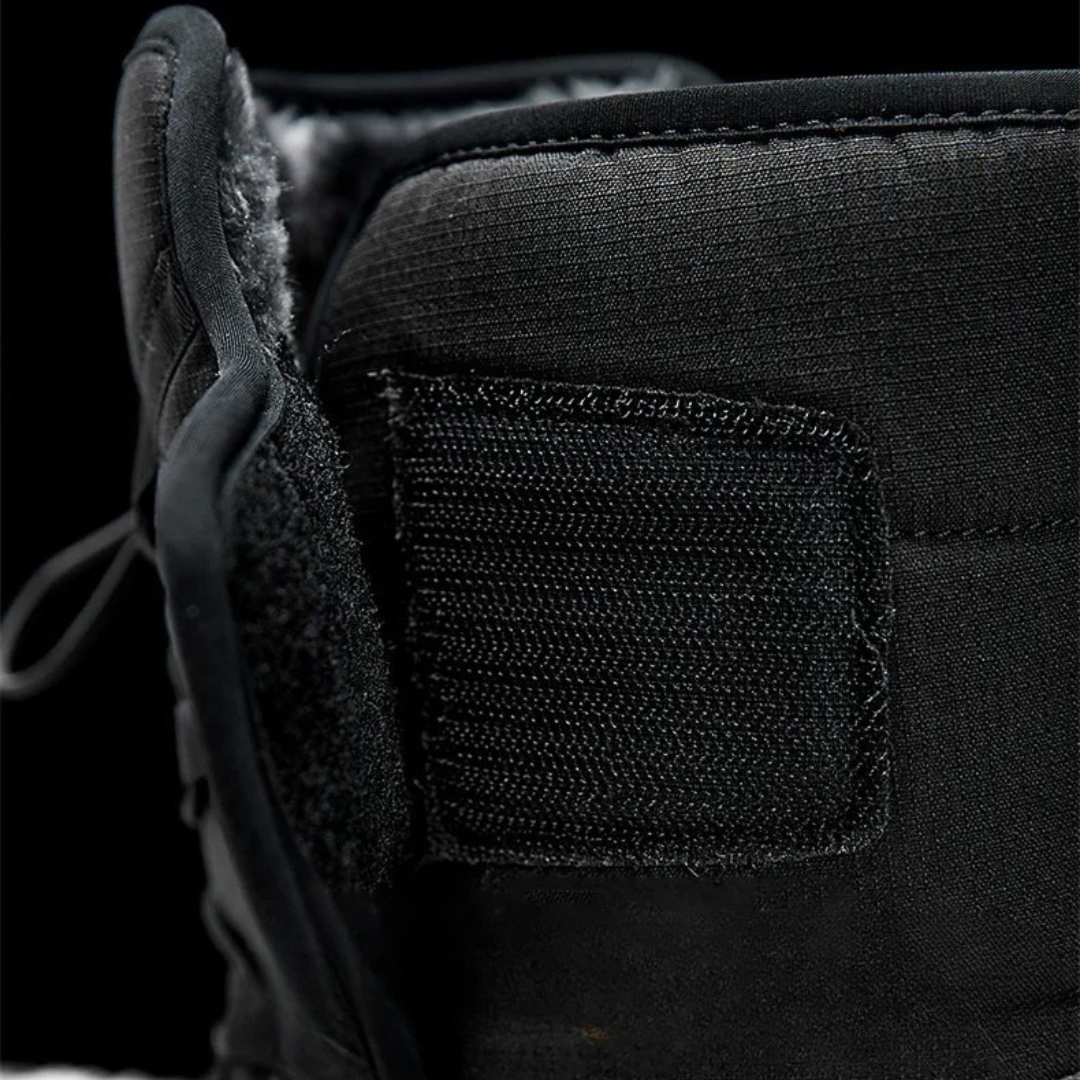 Waterproof Snow Boots — Plush-Lined Slip-On, Non-Slip Rubber Sole