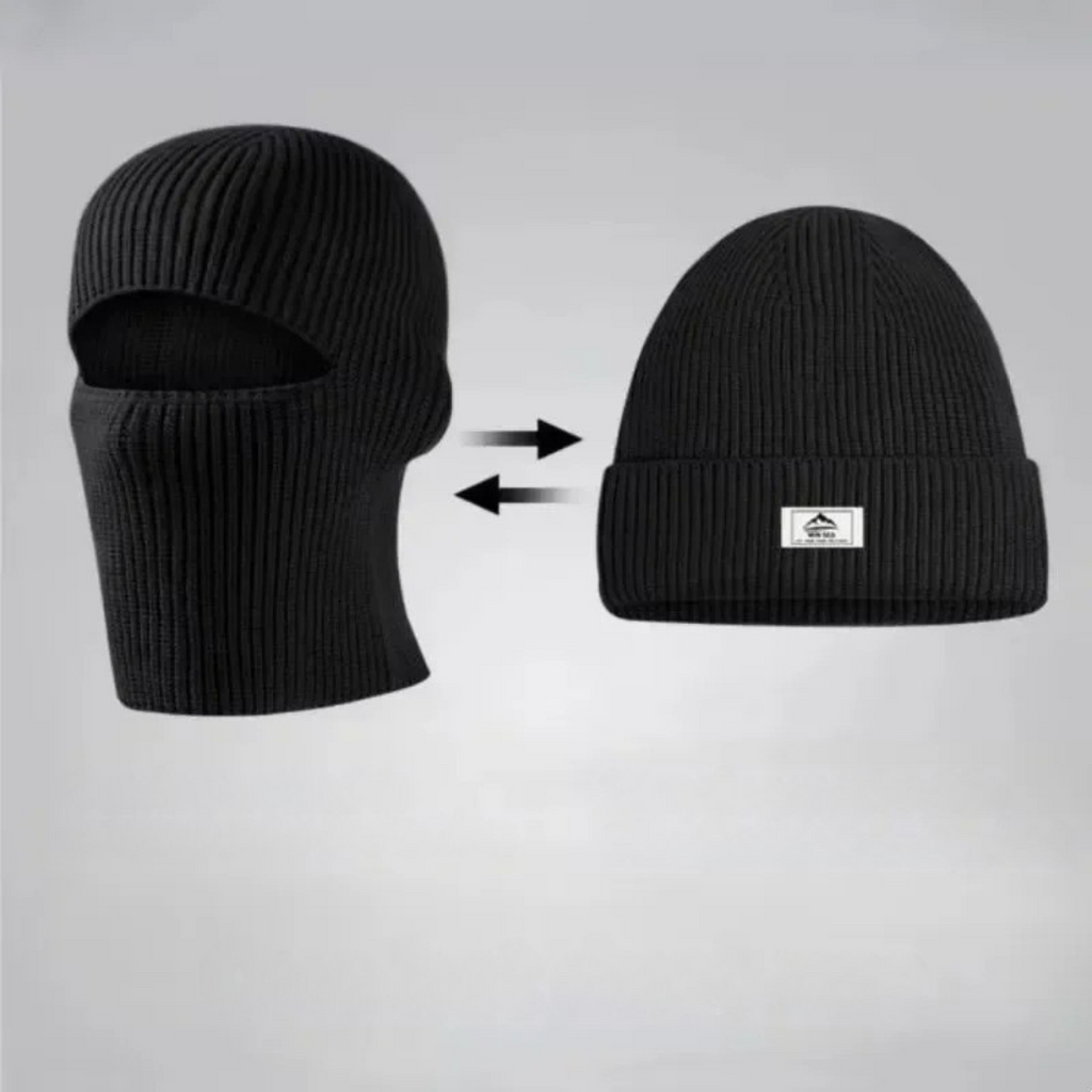 Convertible 2-in-1 Thermal Fleece Balaclava Beanie — Winter Coverage
