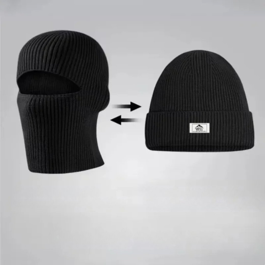 Convertible 2-in-1 Thermal Fleece Balaclava Beanie — Winter Coverage