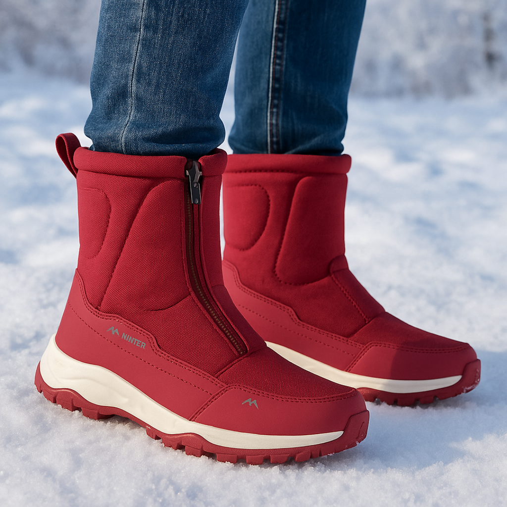 Botas de nieve impermeables unisex — forro térmico, antideslizantes para senderismo invernal