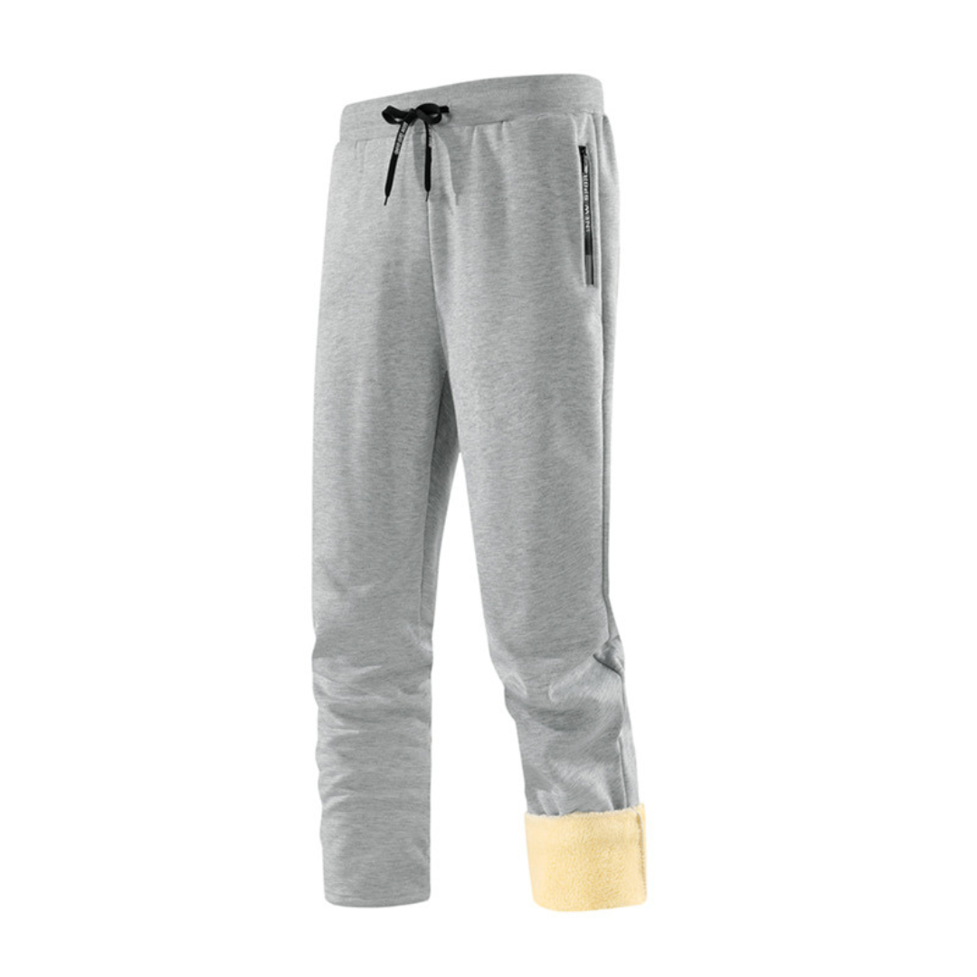 Jogging thermique doublé de polaire pour homme — poches zippées