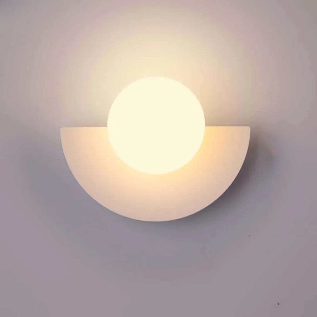 Halbmond Wandleuchte LED Metall Wandleuchte 28x20 cm 90-260V Innen | Euroselle