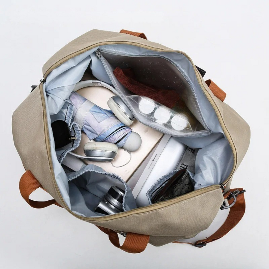 Wochenend-Reisetasche – Schuhfach, Nass-Trocken-Trennung