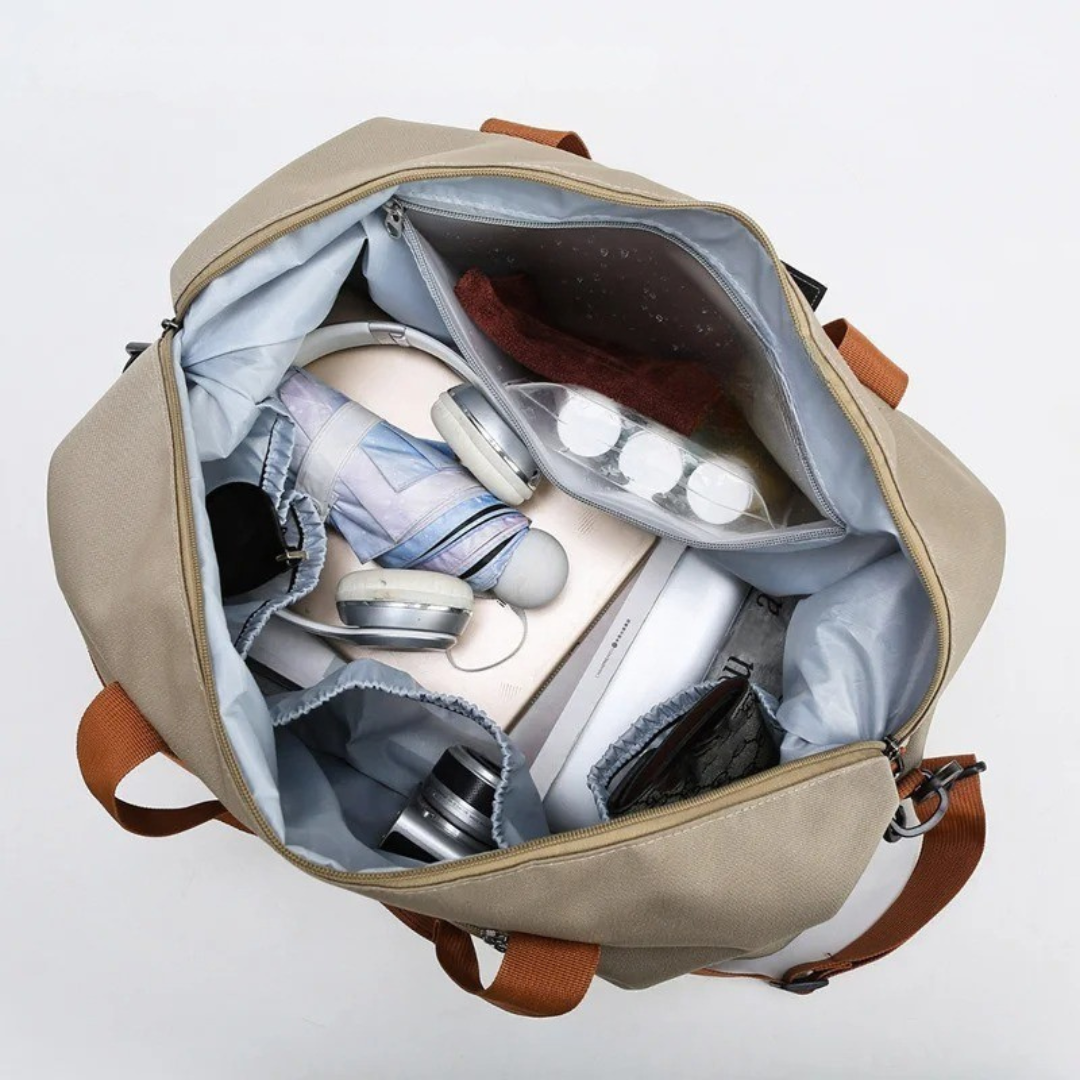 Wochenend-Reisetasche – Schuhfach, Nass-Trocken-Trennung