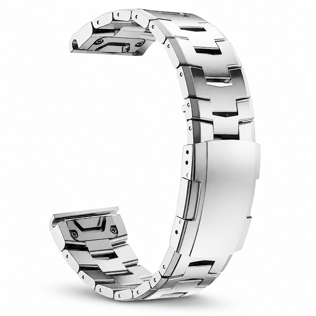 Garmin Fenix 9 Titanium Link Band — Tool-Free QuickFit, 22mm & 26mm