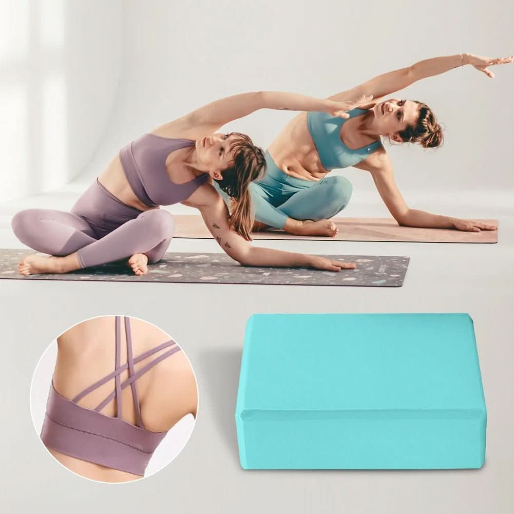 NovaFlex Premium-Yogablock — komfortabler Griff, stabiler Halt, standardmäßige rechteckige Form