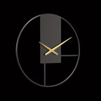Orologio da parete minimalista in metallo da 16 pollici - Euroselle