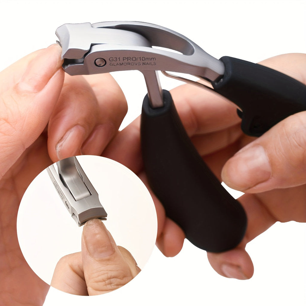 1pc G31 Nail Clippers Ergonomic Long Handle Stainless Steel - Euroselle