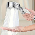 Modern Square Rainfall Shower System with Powerful Massage Spray - Euroselle