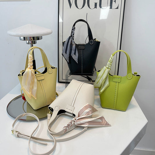 Sac Seau Style Occidental Avec Foulard En Soie Pour Femmes