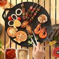 Versatile Non-Stick Skillet for Indoor Cooking & Outdoor Grilling - Euroselle
