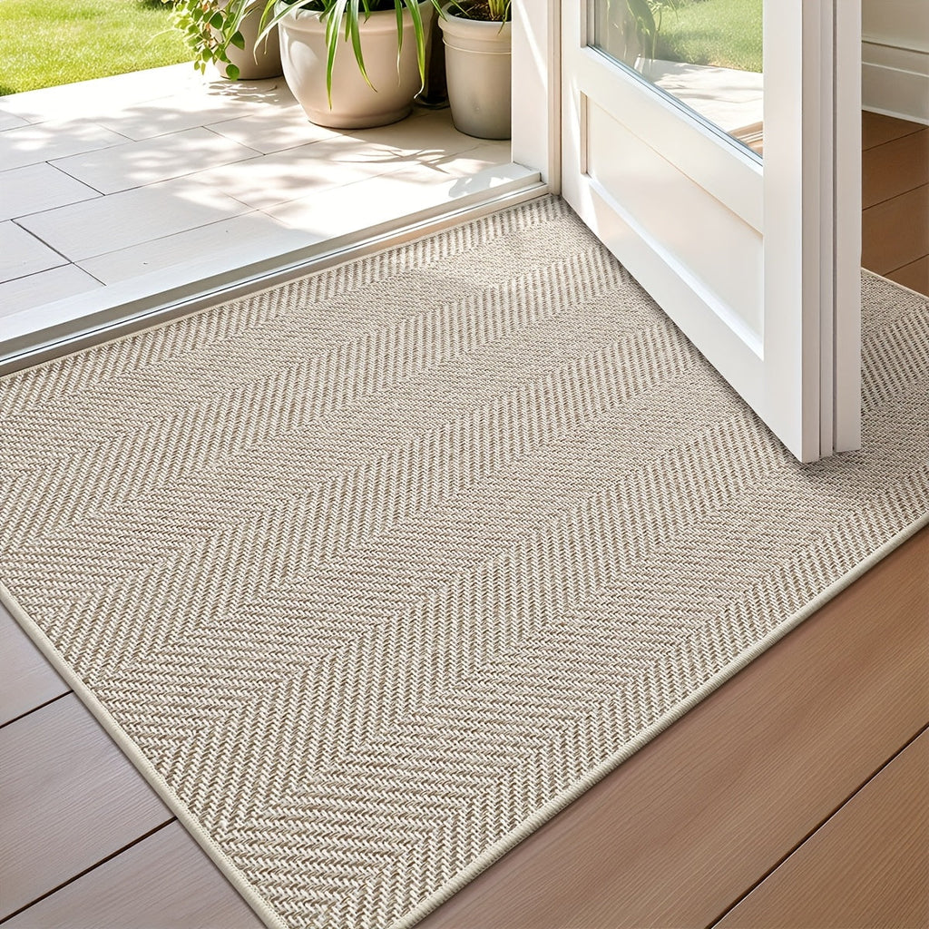 Durable Summer & Autumn Striped Entry Mat - Euroselle