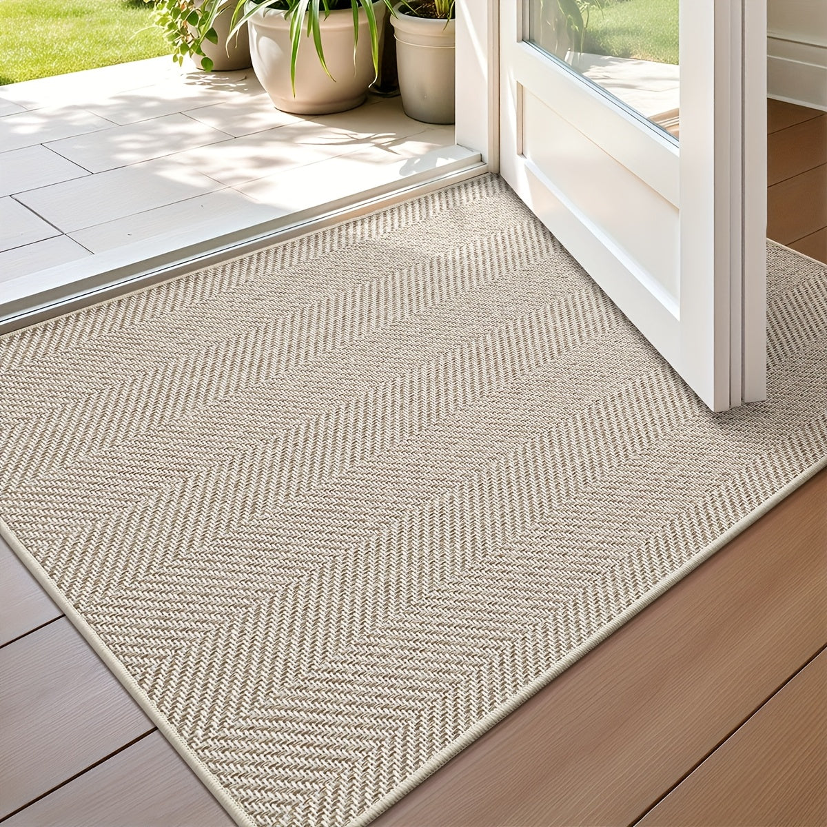 Durable Summer & Autumn Striped Entry Mat - Euroselle