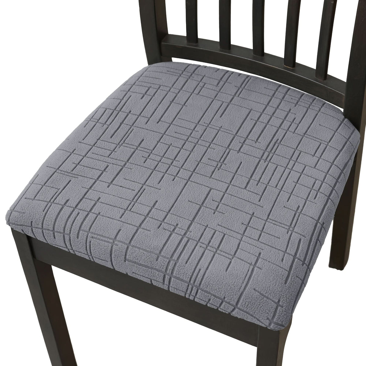 Conjunto de capas elásticas em spandex para cadeiras de sala de jantar - removíveis e laváveis