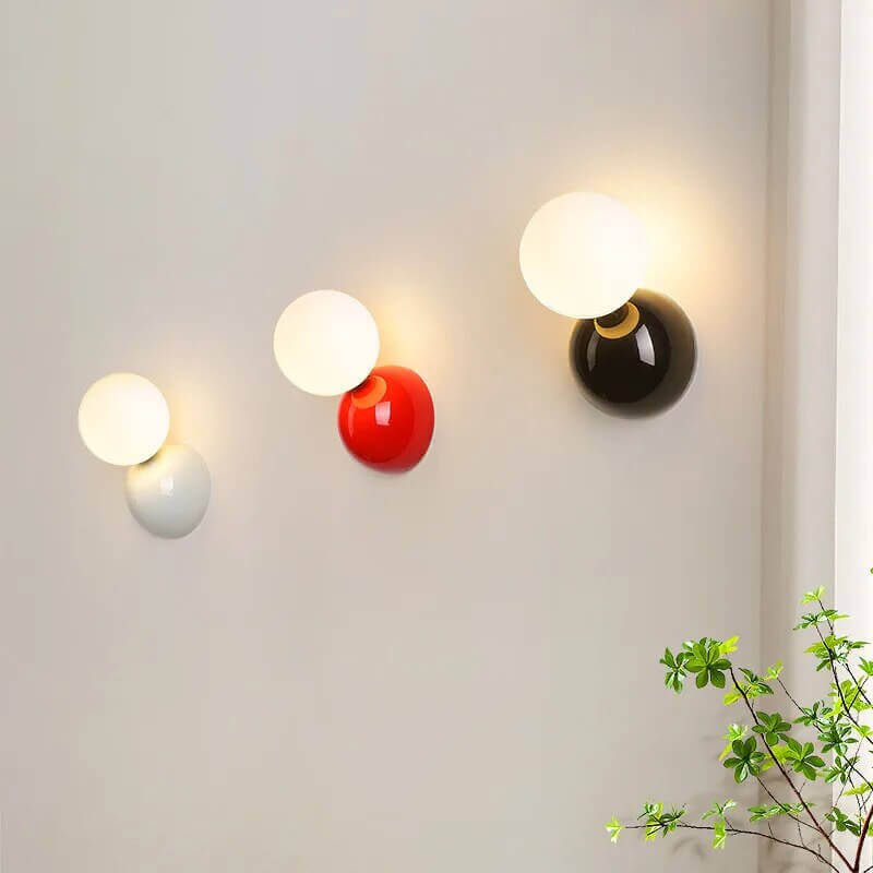 Wall Light Iron Plastic G4 18cm 3 Color Options Modern Indoor Sconce Lamp | Euroselle