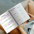 FOCUSVAULT – 2026 Eksklusiv ADHD Voksenplanlægger Struktureret Daglig og Ugentlig Produktivitetsjournal - Euroselle