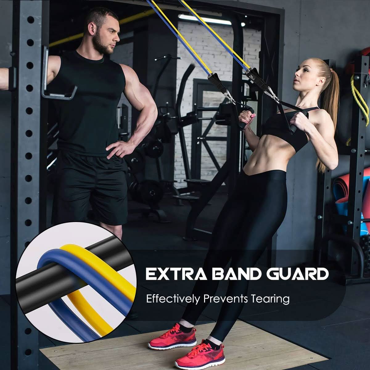 Bandas de resistencia FlexCore — bandas compactas para entrenamiento de fuerza atlética