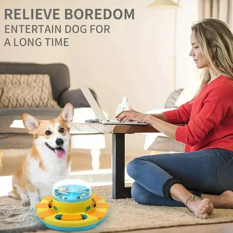 Bol inteligent MirthBowl — design anti-înghițire rapidă pentru câini și pisici