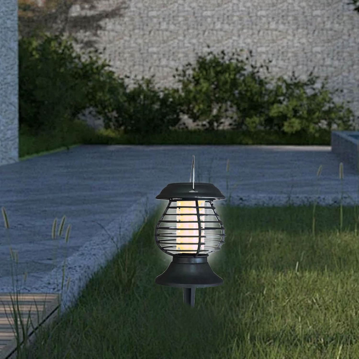 LumaGuard – solární lampa odpuzující hmyz, infračervený odpuzovač komárů, jemné okolní osvětlení