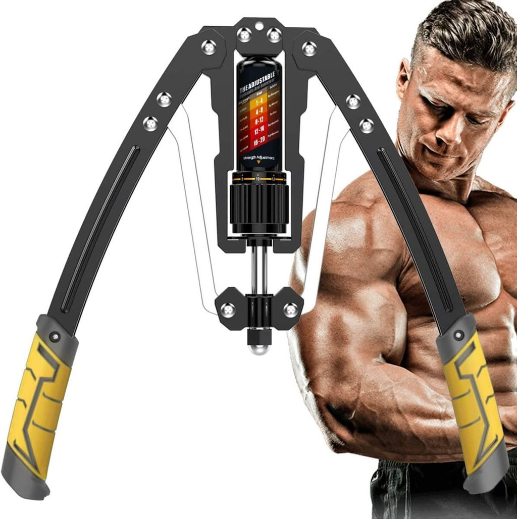 Nastavitelný hydraulický posilovač paží PulseFlex — nastavitelný systém odporu