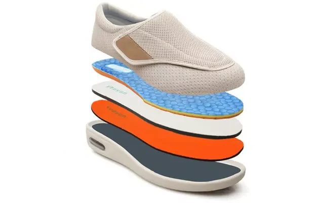 Pantofi sport ortopedici pentru edem — Calapod extra lat, cu amortizare