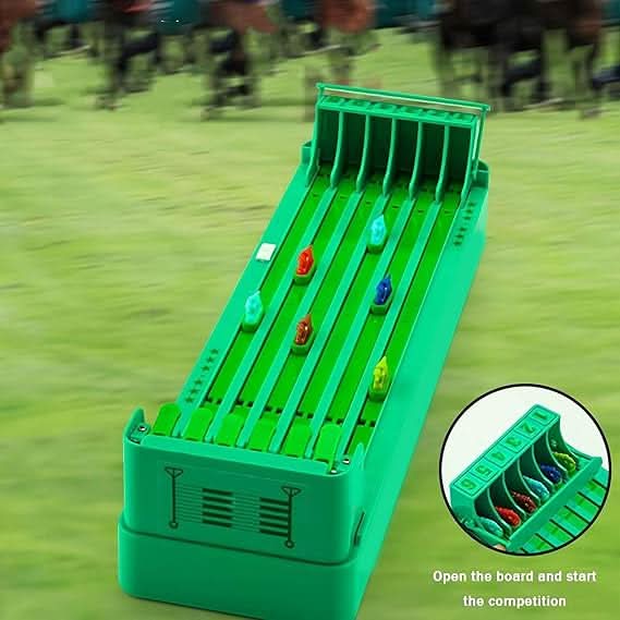 Joc de curse de cai TrackSprint Champion — Configurație arcade de masă, runde competitive de mare viteză