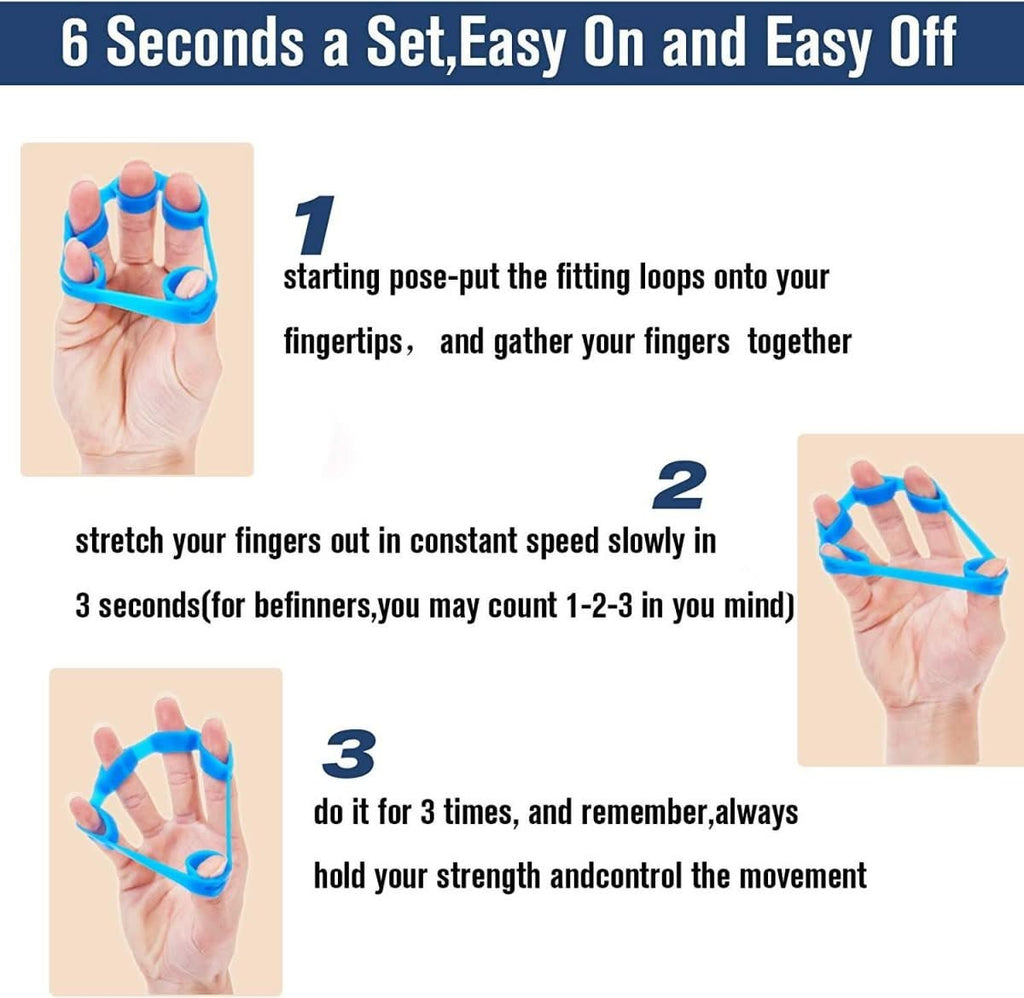 GripForge 6-Piece Hand Grip Strengthener Kit — Adjustable Resistance Training, Joint Pain Relief & Athletic Recovery