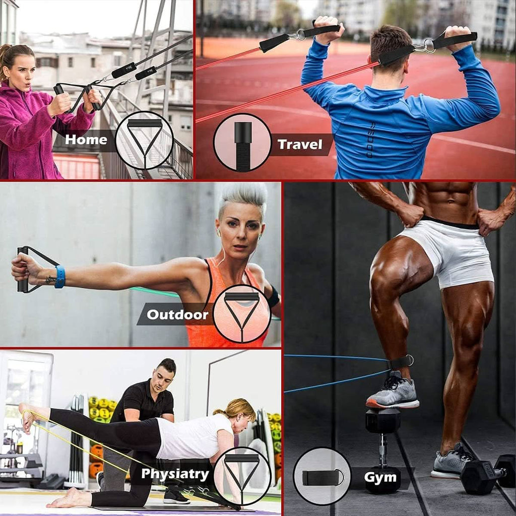 Bandas de resistencia FlexCore — bandas compactas para entrenamiento de fuerza atlética