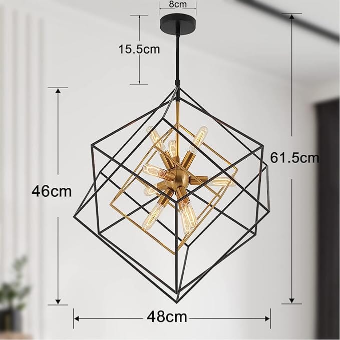 Die Cube Vintage Lampe