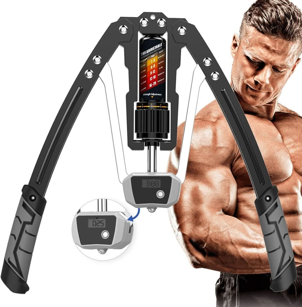 Nastavitelný hydraulický posilovač paží PulseFlex — nastavitelný systém odporu