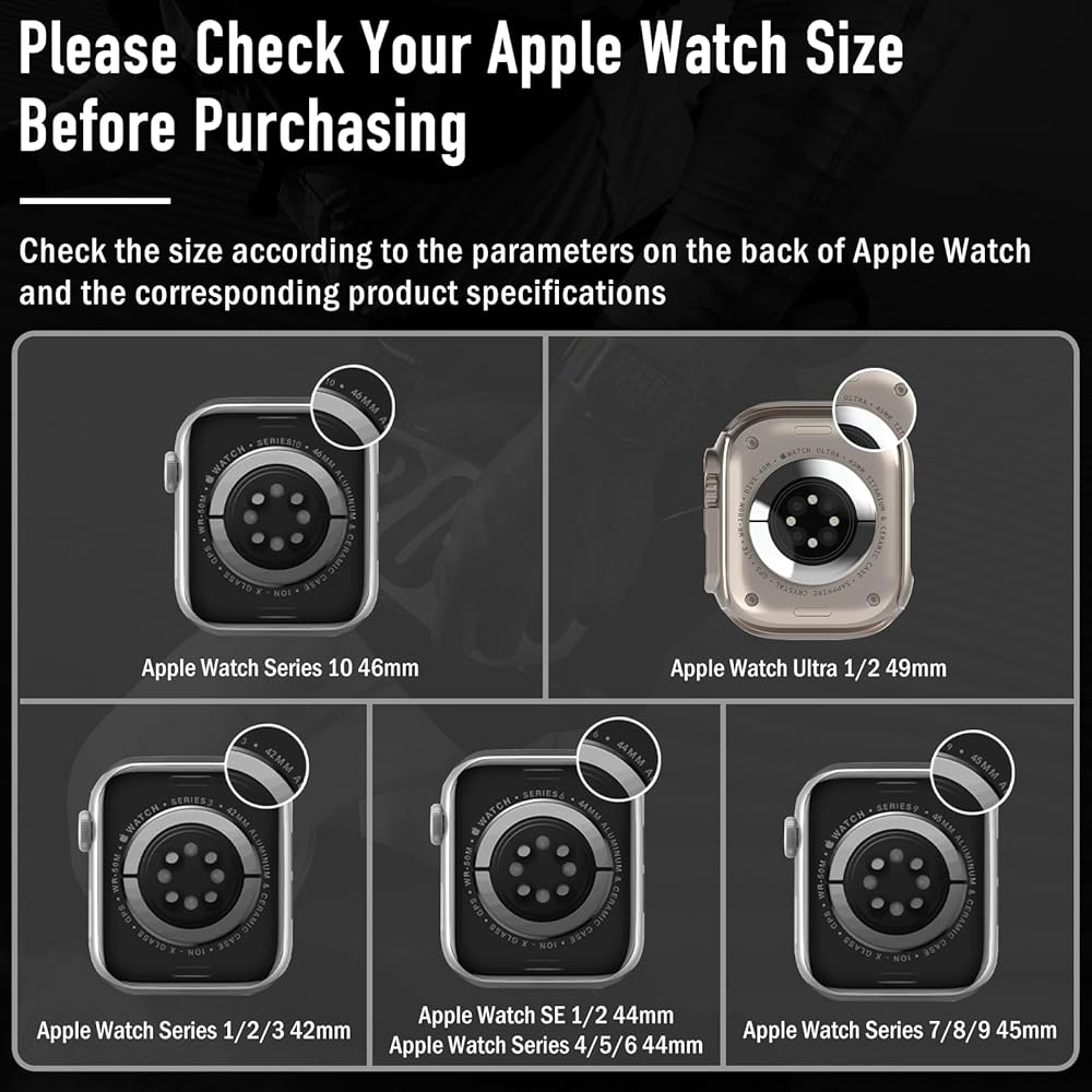 Set brățară cu zale metalice și husă bumper de protecție pentru Apple Watch